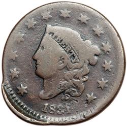 1831 N-6 R1 Large Letters Reverse VG7.