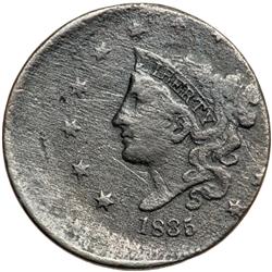 1835 N-15 R2 Small 8 & Stars VG7.