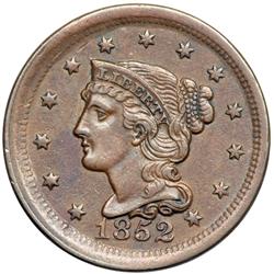 1852 N-7 R1 Repunched Date VF35.