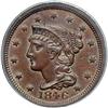 Image 1 : 1846 N-10 R4 PCGS graded AU58.