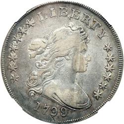 1799/8 Bust $1. 13 Stars NGC VF25