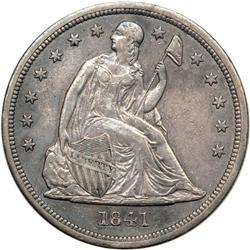 1841 Liberty Seated $1