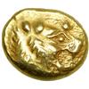 Image 1 : Kingdom of Lydia. Time of Alyattes to Kroisos, c. 600-560 BC. Electrum Trite (or Third Stater; 4.72 
