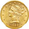 Image 1 : 1889 $10 Liberty NGC MS60