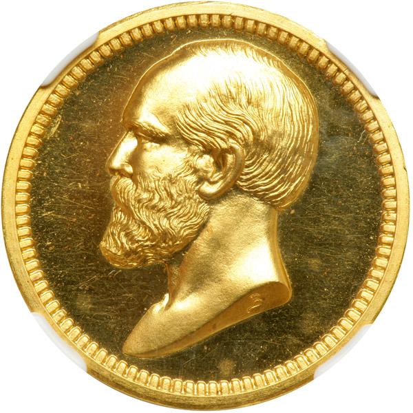 1881 James Garfield Gold Medal J Pr 43
