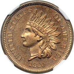 1860 Indian Head 1C NGC Proof 64