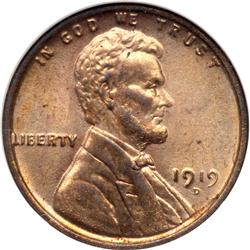 1919-D NGC graded MS-65 Red