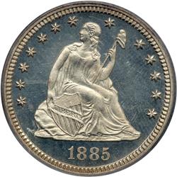 1885 Liberty Seated 25C