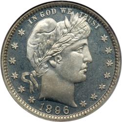 1896 Barber 25C NGC PF66 CAM