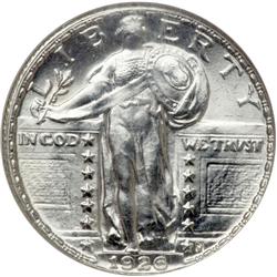 1926 Liberty Standing 25C NGC MS67