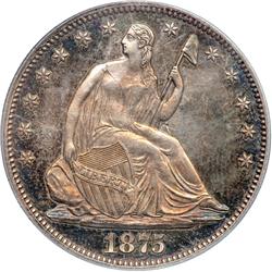 1875 Liberty Seated 50C
