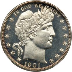1901 Barber 50C NGC Proof 65