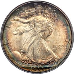 1933-S Liberty Walking 50C