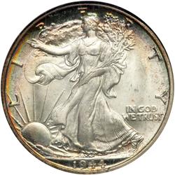 1944-D Liberty Walking 50C NGC MS67 Star