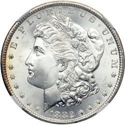 1882-CC Morgan $1 NGC MS66
