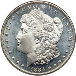 1884-O Morgan $1 NGC MS65