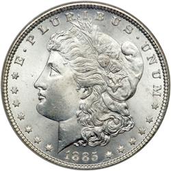 1885 Morgan $1 NGC MS67