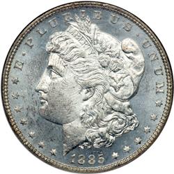 1885 Morgan $1 NGC MS66