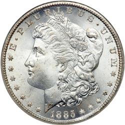 1885-CC Morgan $1 NGC MS67