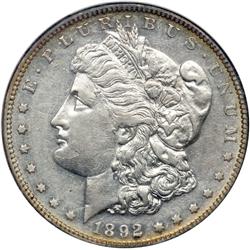 1892-S Morgan $1 NGC AU53