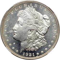 1921 Morgan $1 NGC MS65 DPL