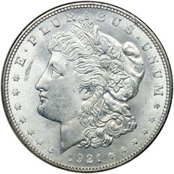 1921-D Morgan $1 NGC MS65