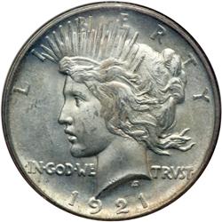 1921 Peace $1 NGC MS65