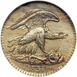 1837 New York Feuchtwanger Token