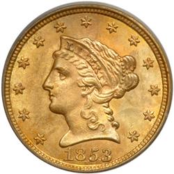1853 $2.50 Liberty