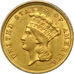1854 $3 Gold
