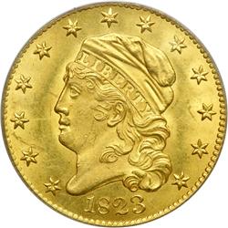 1823 $5 Capped Head