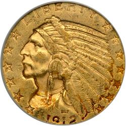 1912-S $5 Indian