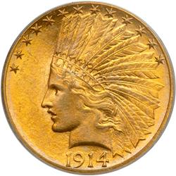 1914-S $10 Indian PCGS MS63