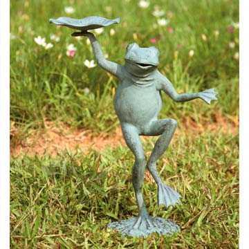 Dancing Frog Bird Feeder