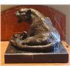 Image 3 : PANTHER BRONZE SCULPTURE ATTRIBUTED TO BARYE
