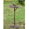 Image 1 : Bird on Branch Sundial Birdbath