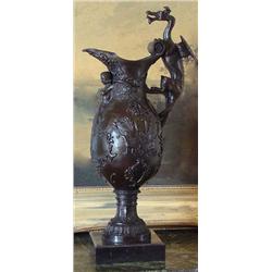 BRONZE DRAGON EWER