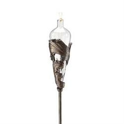 Scroll Oil Lamp - Garden Stake