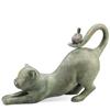 Image 1 : Cat with Bird Garden Sculpture