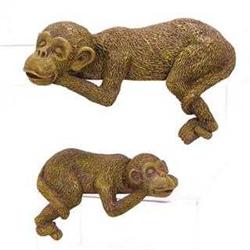 Monkey Shelf Sitters - Set of 2