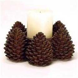 Pinecone Ring Candle Holder