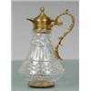 Image 1 : CRYSTAL AND BRASS PITCHER