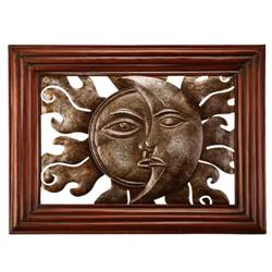 Sun & Moon Metal Wall Hanging