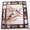 Image 1 : "CHICKADEES" - FRAMED -  WOOD CARVING  -  QUALITY