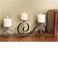 Swirl Pillar Candle Holder