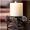Image 1 : Pinecone Pillare Candle Holder