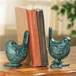 Bird on Branch Bookends