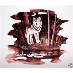 "THE WOLF"  -   WOOD CARVING  -  QUALITY