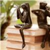 Image 1 : Frog With Flute Shelf Sitter