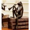 Image 1 : Frog With Trumpet Shelf Sitter